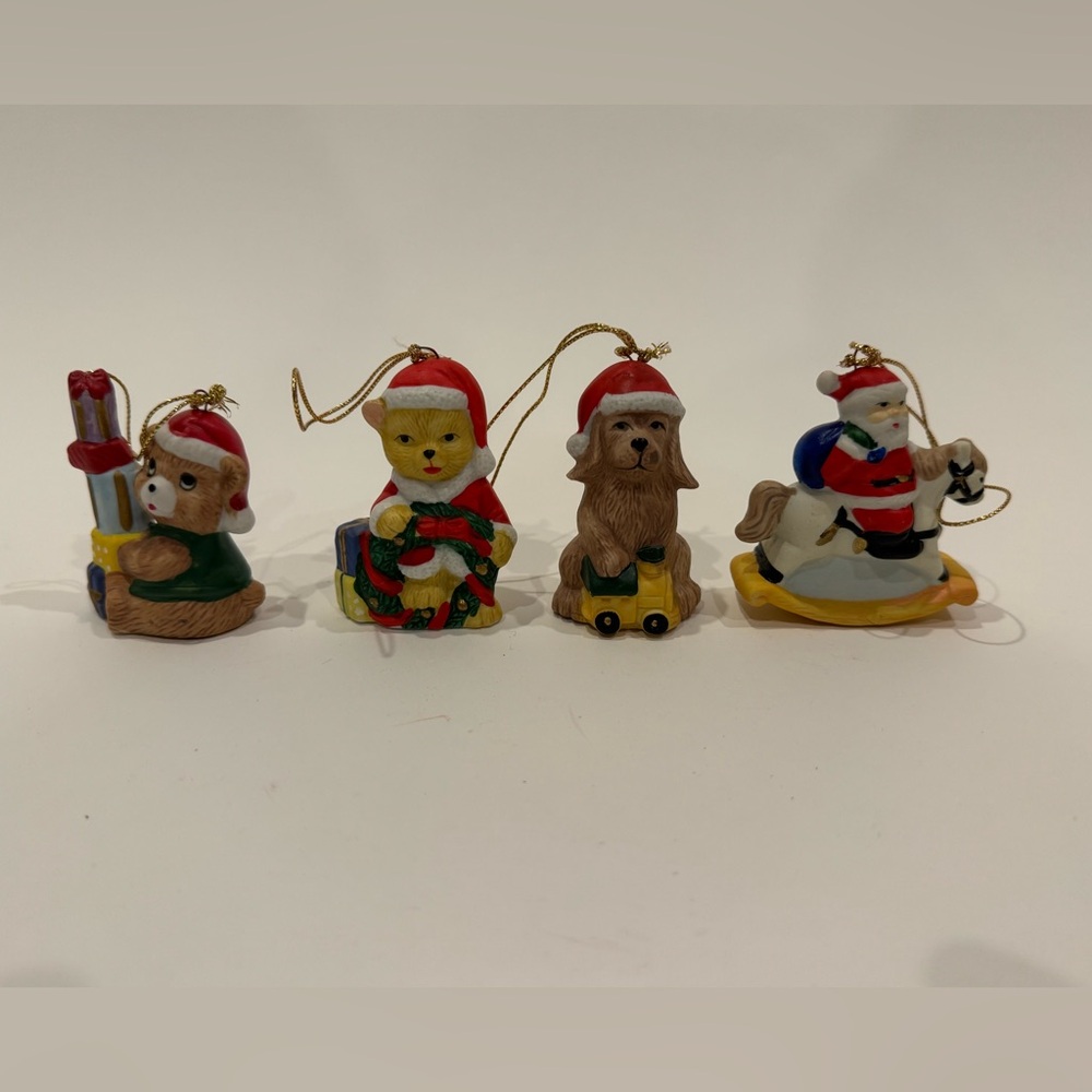 Vintage 1997 and ‘98 7-eleven exclusive collectible ceramic Christmas ornaments